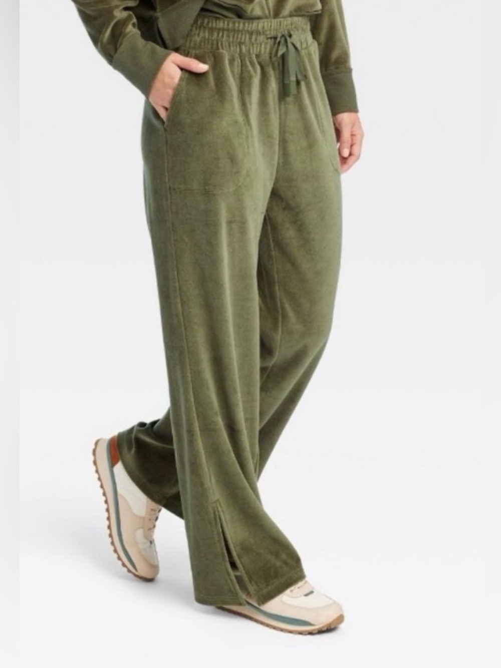 JOYLAB 2 pairs wide leg lounge pants